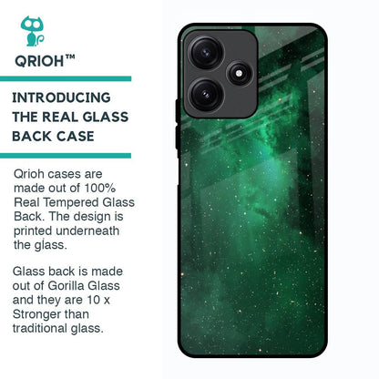 Emerald Firefly Glass Case For Poco M6 Pro 5G