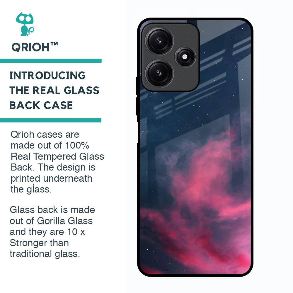 Moon Night Glass Case For Poco M6 Pro 5G