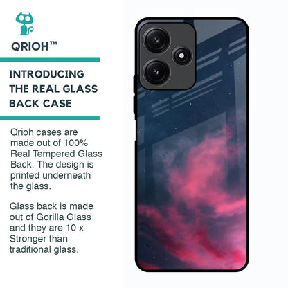 Moon Night Glass Case For Poco M6 Pro 5G