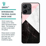 Marble Collage Art Glass Case For Poco M6 Pro 5G