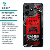 Do No Disturb Glass Case For Poco M6 Pro 5G