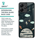 Astronaut Dream Glass Case For Poco M6 Pro 5G