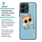 Adorable Cute Kitty Glass Case For Poco M6 Pro 5G