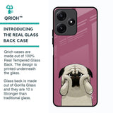 Funny Pug Face Glass Case For Poco M6 Pro 5G