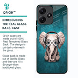 Adorable Baby Elephant Glass Case For Poco M6 Pro 5G