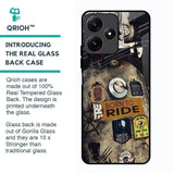 Ride Mode On Glass Case for Poco M6 Pro 5G