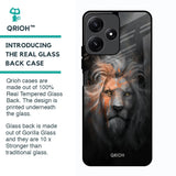 Devil Lion Glass Case for Poco M6 Pro 5G