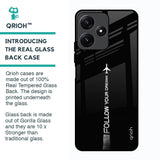 Follow Your Dreams Glass Case for Poco M6 Pro 5G