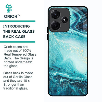 Sea Water Glass Case for Poco M6 Pro 5G