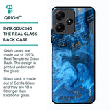 Gold Sprinkle Glass Case for Poco M6 Pro 5G