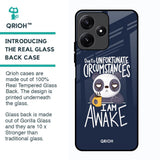 Struggling Panda Glass Case for Poco M6 Pro 5G