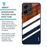 Bold Stripes Glass Case for Poco M6 Pro 5G
