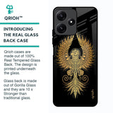 Mythical Phoenix Art Glass Case for Poco M6 Pro 5G