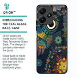 Owl Art Glass Case for Poco M6 Pro 5G