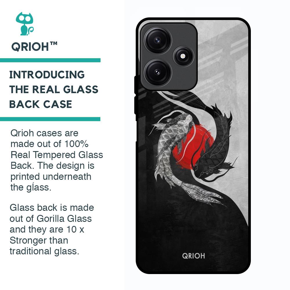 Japanese Art Glass Case for Poco M6 Pro 5G