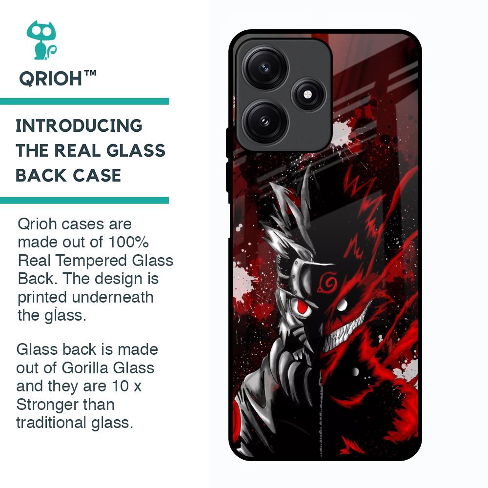 Dark Character Glass Case for Poco M6 Pro 5G