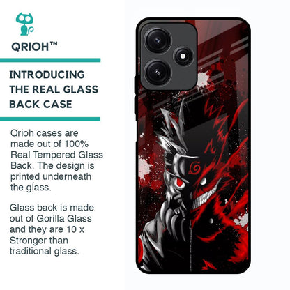 Dark Character Glass Case for Poco M6 Pro 5G