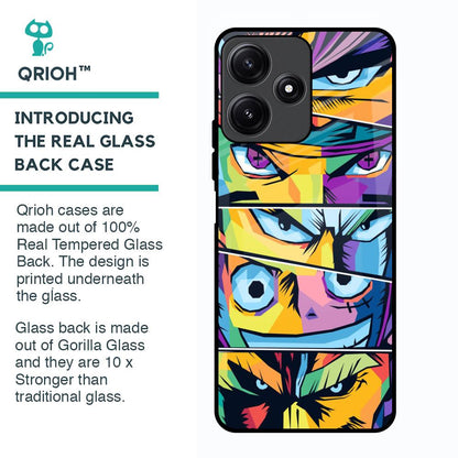 Anime Legends Glass Case for Poco M6 Pro 5G