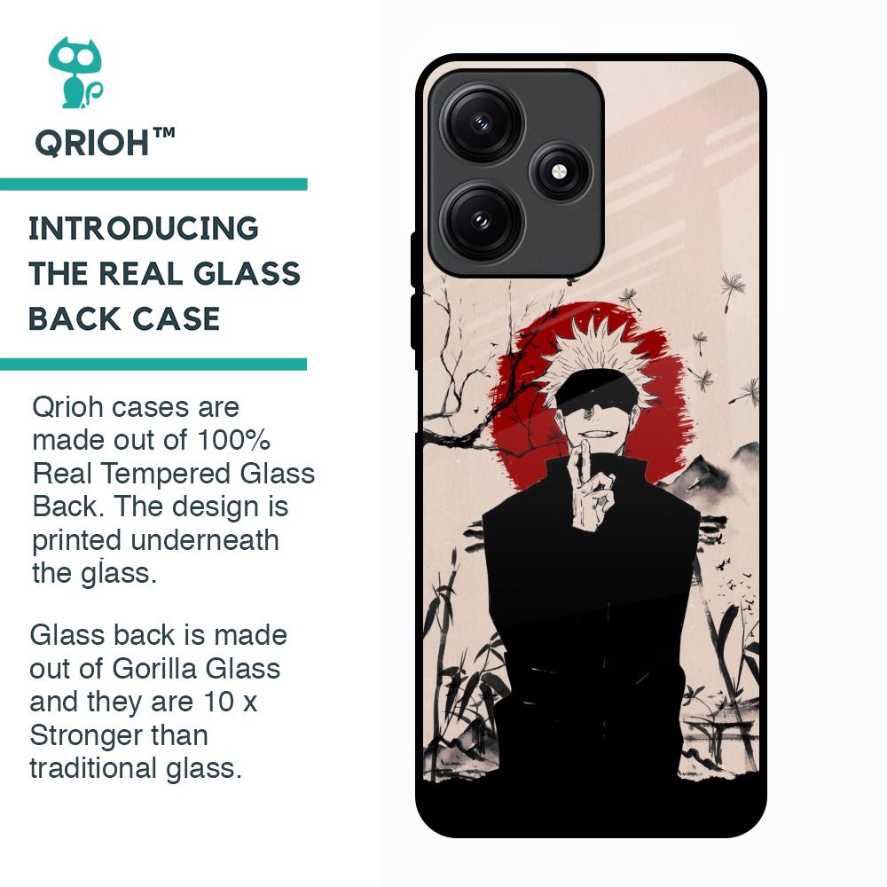 Manga Series Glass Case for Poco M6 Pro 5G