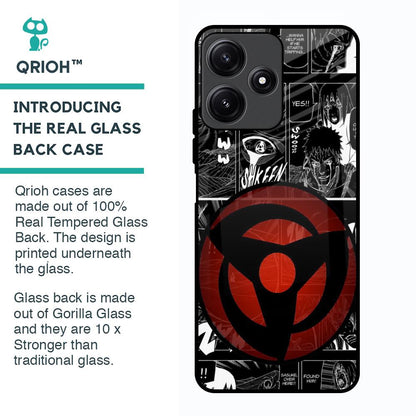 Sharingan Glass Case for Poco M6 Pro 5G
