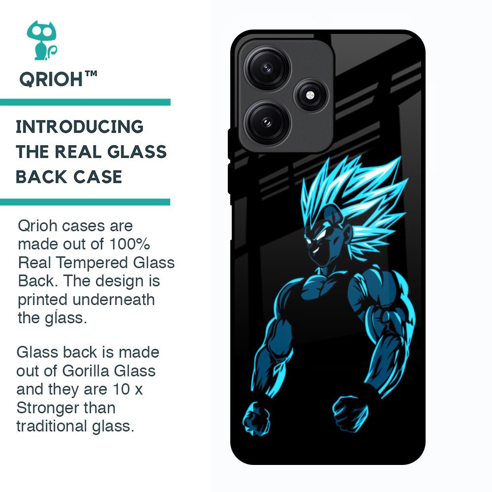 Pumped Up Anime Glass Case for Poco M6 Pro 5G