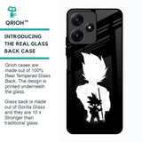 Monochrome Goku Glass Case for Poco M6 Pro 5G