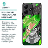 Anime Green Splash Glass Case for Poco M6 Pro 5G