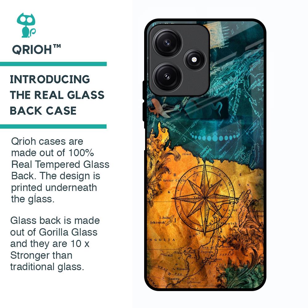 Architecture Map Glass Case for Poco M6 Pro 5G