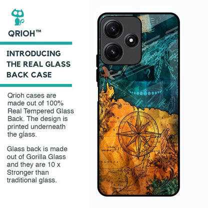 Architecture Map Glass Case for Poco M6 Pro 5G