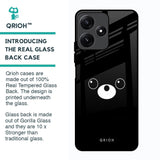Cute Bear Glass Case for Poco M6 Pro 5G