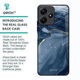 Deep Ocean Marble Glass Case for Poco M6 Pro 5G