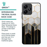 Tricolor Pattern Glass Case for Poco M6 Pro 5G