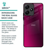 Pink Burst Glass Case for Poco M6 Pro 5G