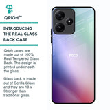 Abstract Holographic Glass Case for Poco M6 Pro 5G