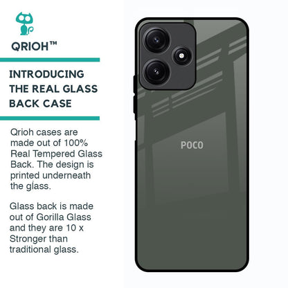 Charcoal Glass Case for Poco M6 Pro 5G