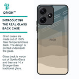 Abstract Mountain Pattern Glass Case for Poco M6 Pro 5G