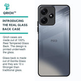 Space Grey Gradient Glass Case for Poco M6 Pro 5G