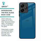 Cobalt Blue Glass Case for Poco M6 Pro 5G