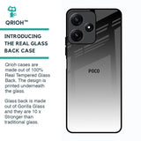Zebra Gradient Glass Case for Poco M6 Pro 5G