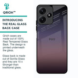 Grey Ombre Glass Case for Poco M6 Pro 5G