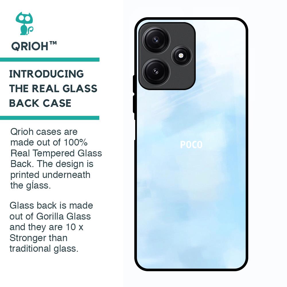 Bright Sky Glass Case for Poco M6 Pro 5G