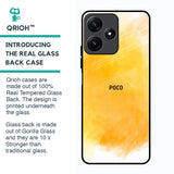 Rustic Orange Glass Case for Poco M6 Pro 5G