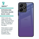 Indigo Pastel Glass Case For Poco M6 Pro 5G