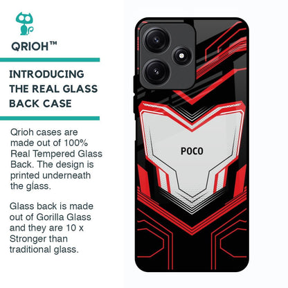 Quantum Suit Glass Case For Poco M6 Pro 5G