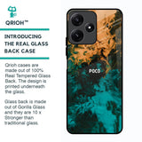 Watercolor Wave Glass Case for Poco M6 Pro 5G