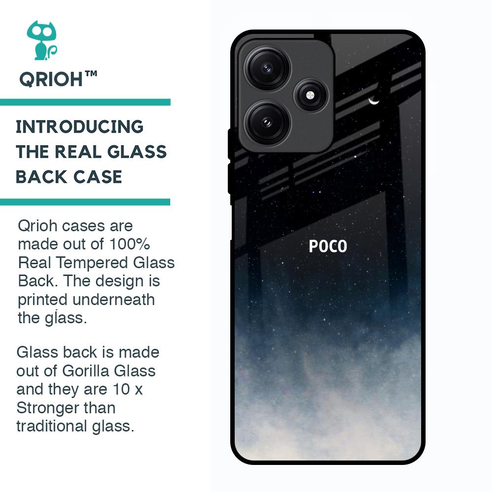 Aesthetic Sky Glass Case for Poco M6 Pro 5G