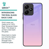 Lavender Gradient Glass Case for Poco M6 Pro 5G
