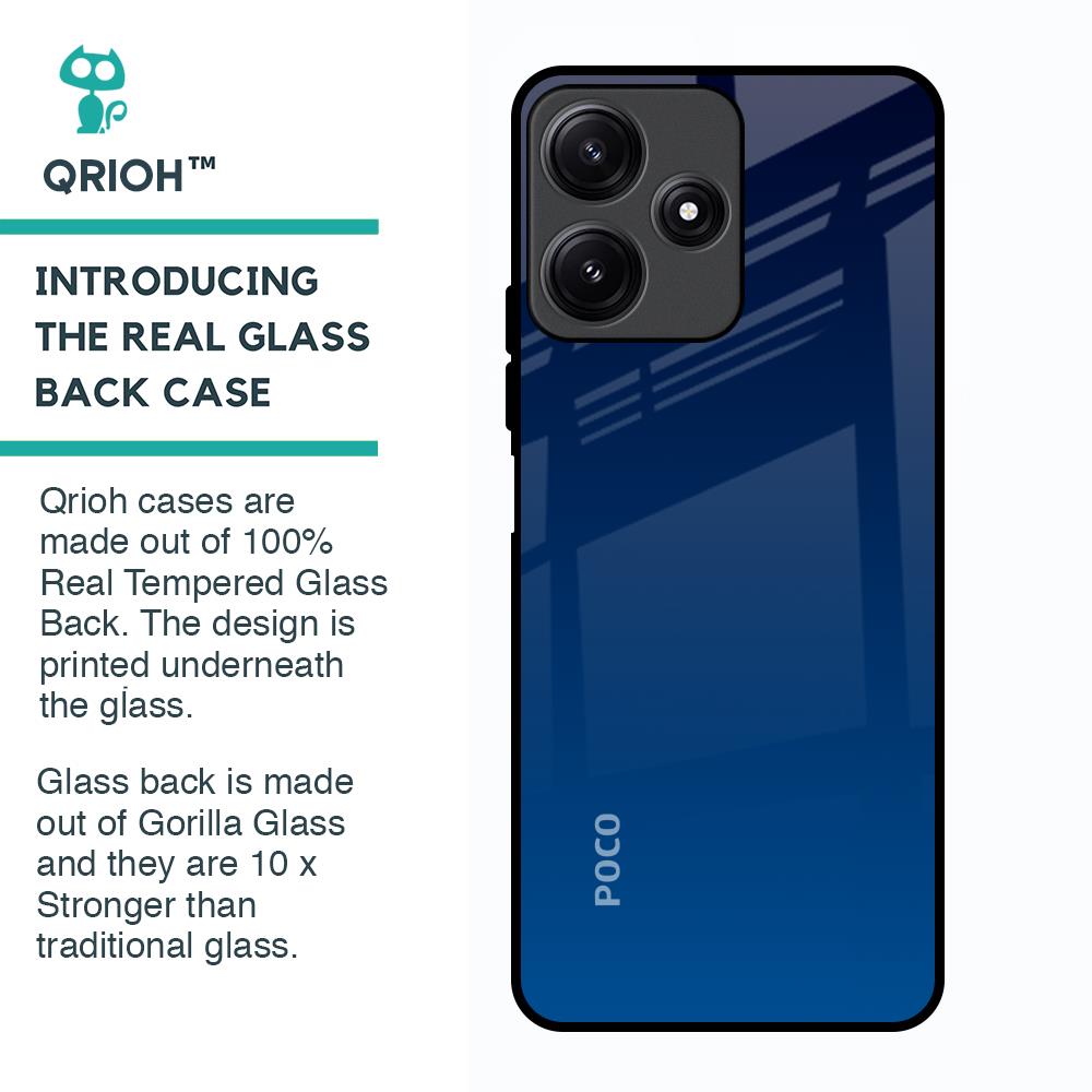 Very Blue Glass Case for Poco M6 Pro 5G