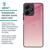 Blooming Pink Glass Case for Poco M6 Pro 5G