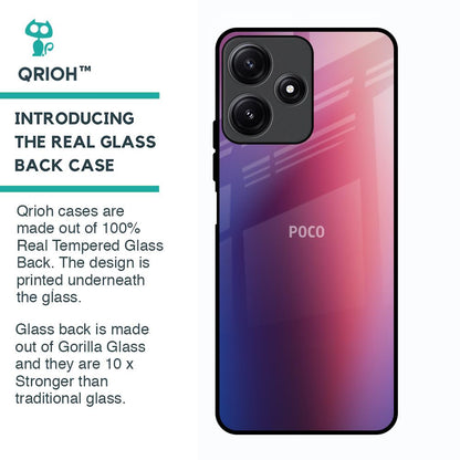 Multi Shaded Gradient Glass Case for Poco M6 Pro 5G